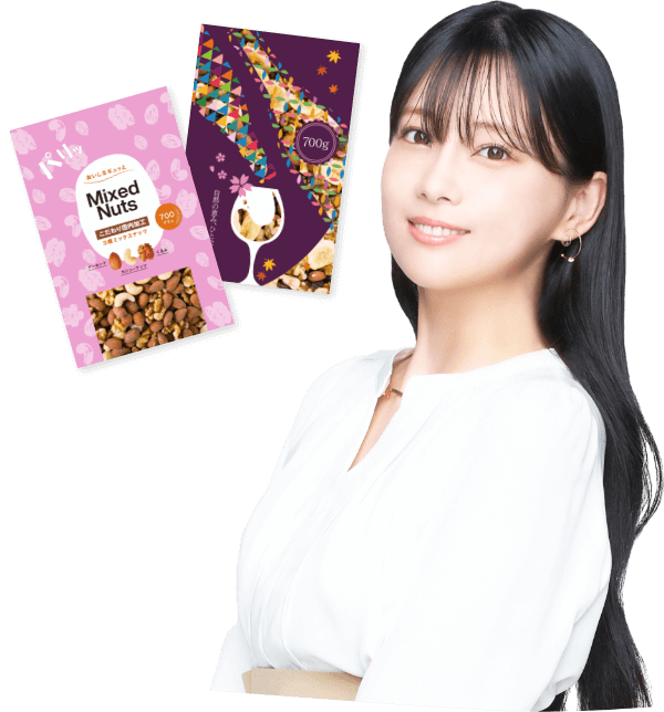 重盛さと美さんとパッケージ